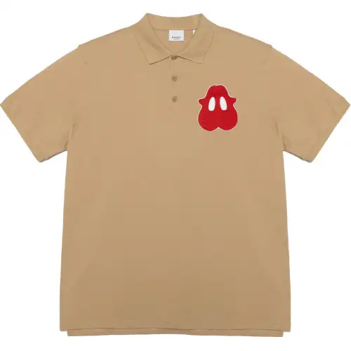 Burberry SS22 Polo Shirt Men's Beige Brown