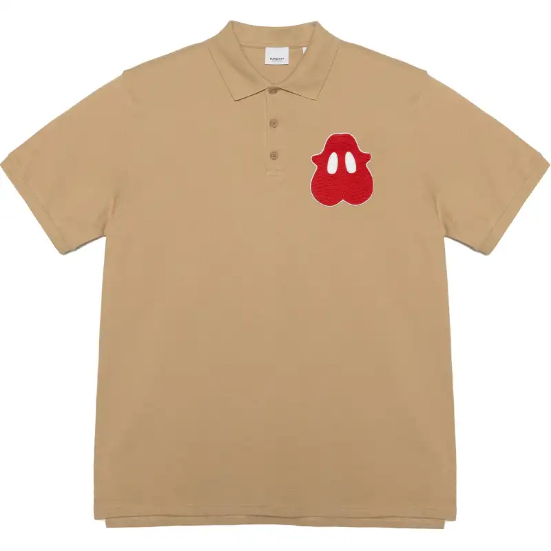 Burberry SS22 Polo Shirt Men's Beige Brown