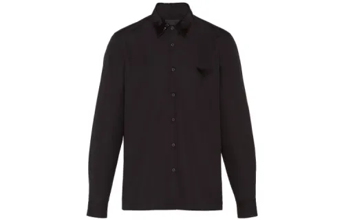 PRADA Shirts Men's Black Moderate Shirt