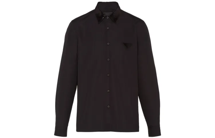 PRADA Shirts Men's Black Moderate Shirt
