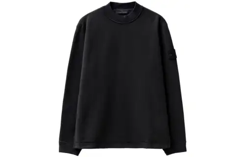 Stone Island signature Compass-motif jersey sweatshirt