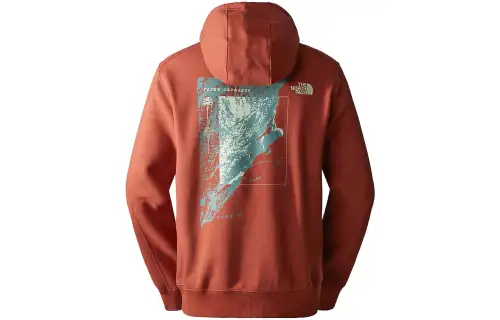THE NORTH FACE Sweatshirts Men's Red Hooded Moderate Regular