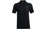 Under Armour Vanish Polo Shirts Men's Black Polo Collar Moderate Straight Fit