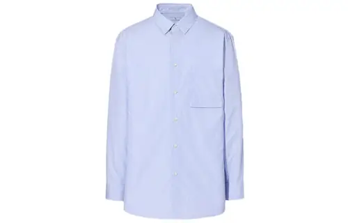 UNIQLO X JIL SANDER Jil Sander Shirts Men's Blue Square Collar Moderate Other