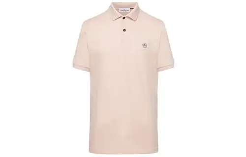 STONE ISLAND Piqué Cotton Polo Shirt