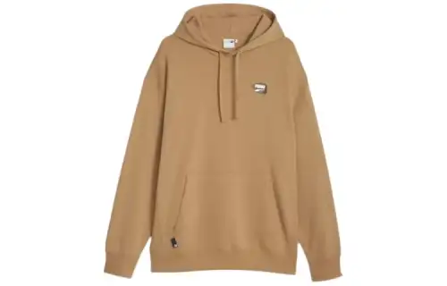 PUMA Sweatshirts Men's Khaki Hooded Moderate Other