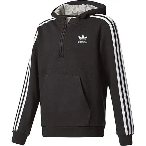 Adidas Originals Sweatshirts Men's Black Hooded Moderate Regular