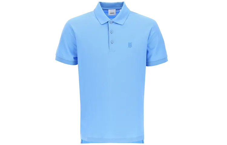 Burberry SS21 Polo Shirt Men's Sky Blue