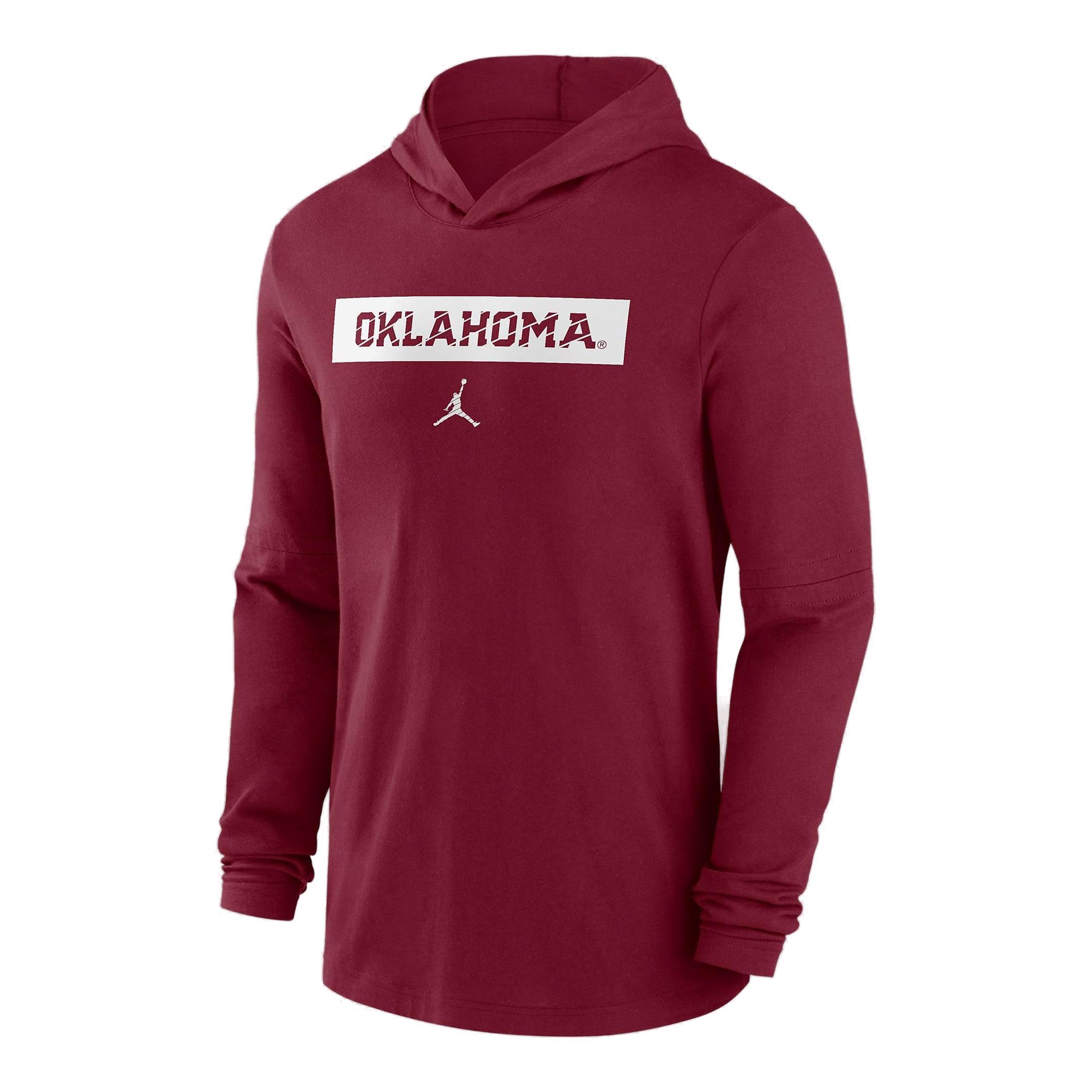 Nike Oklahoma Sooners Sideline Men's Nike Dri-FIT College Long-Sleeve Hooded Top