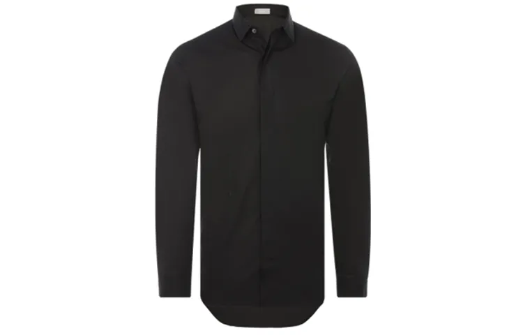 DIOR Quarterly New Products Shirts Men's Black Moderate Other