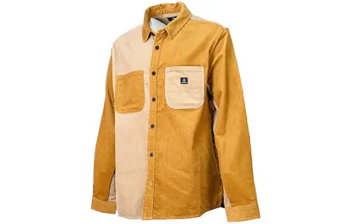 Converse Shirts Men's Khaki Lapel Moderate Workwear