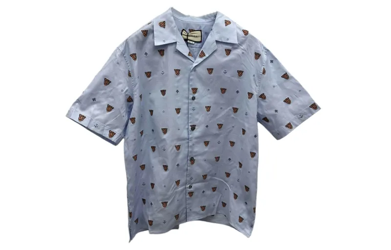 Gucci embroidered short-sleeved shirt