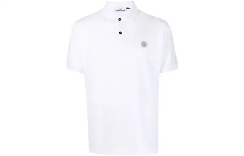 Stone Island Compass-appliqué polo shirt