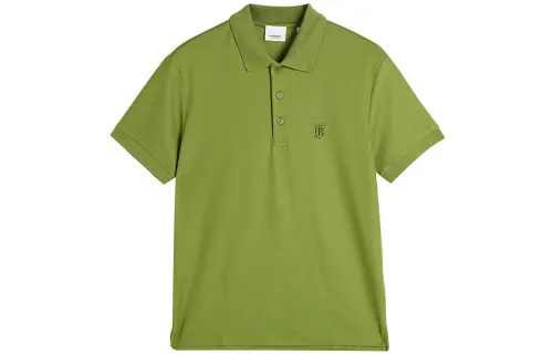 Burberry Polo Shirt Men's Green