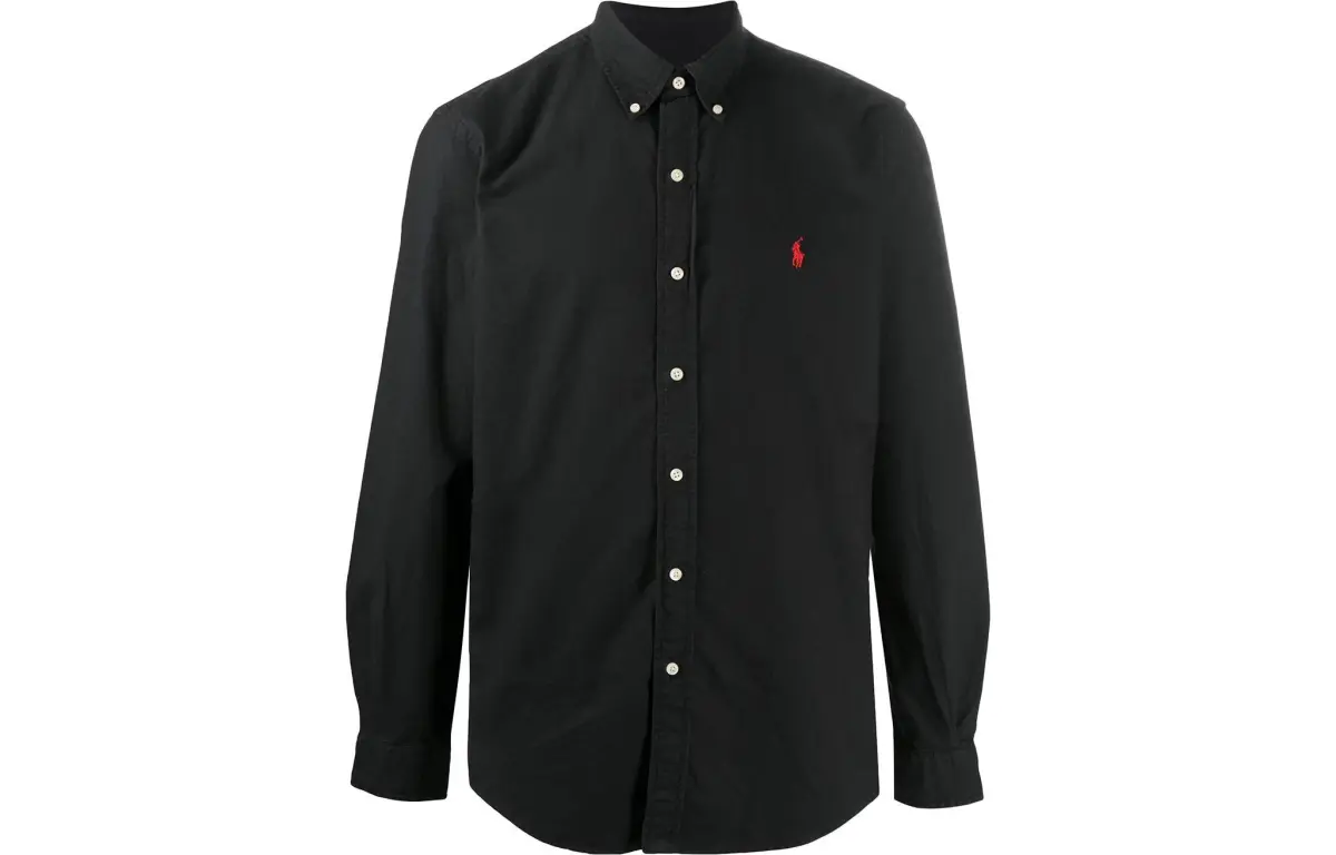 Polo Ralph Lauren Polo Pony Embroidered Curved Hem Shirt