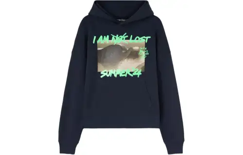 Palm Angels graphic-print cotton hoodie