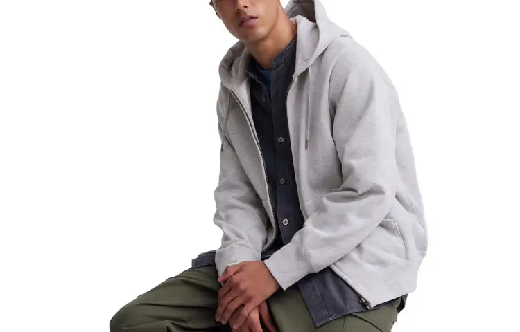 UNIQLO Sweatshirt Unisex Sky Gray