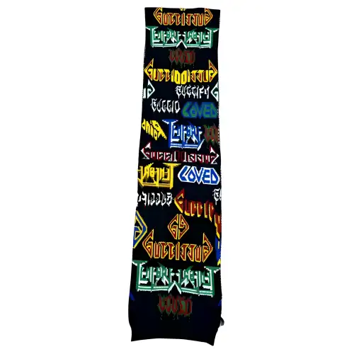 GUCCI Knit Scarves Unisex Black