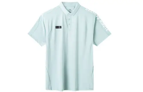 ANTA Polo Shirts Men's Light Blue Polo Collar Moderate Straight Fit