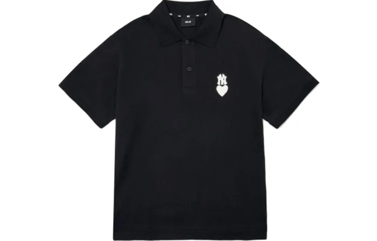 MLB Basic Logo Polo Shirt Men's Black