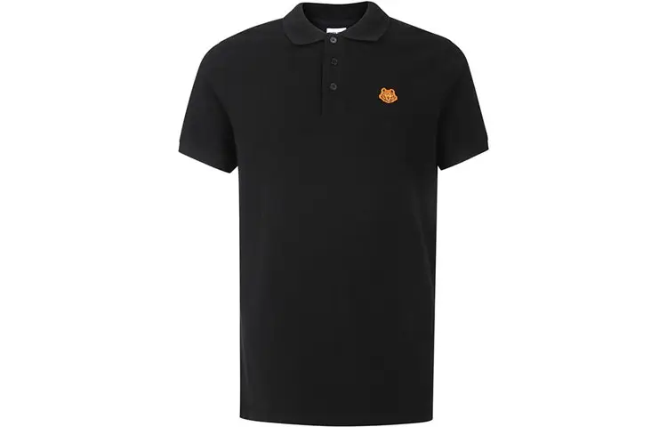 KENZO Classic Tiger Head Polo Shirt Men's Black