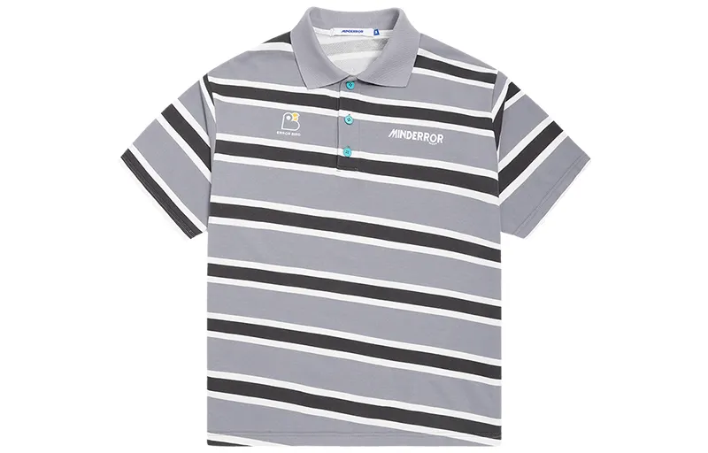 MIND ERROR Polo Shirts Unisex Polo Collar Moderate Straight Fit