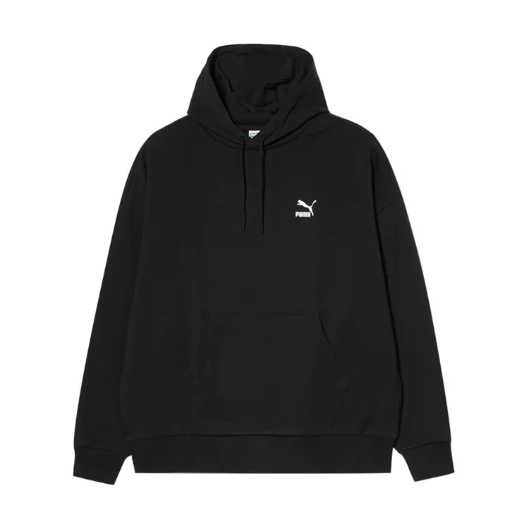 PUMA Sweatshirts Men's Black Hooded Moderate
