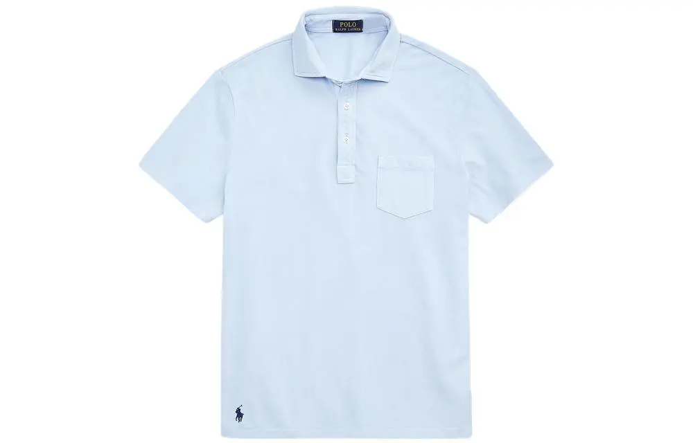Polo Ralph Lauren SS22 Polo Shirt Custom Slim Fit Men's Blue