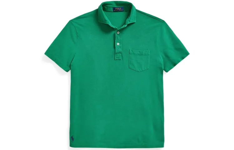 Polo Ralph Lauren Polo Shirt Custom Slim Fit Men's Green