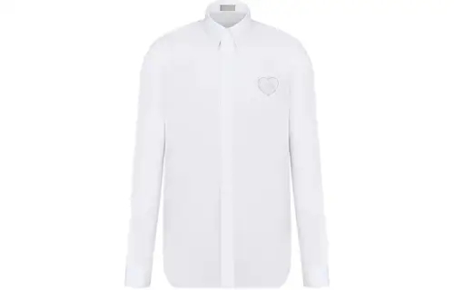 DIOR Quarterly New Products Shirts Men's White Lapel Moderate Other