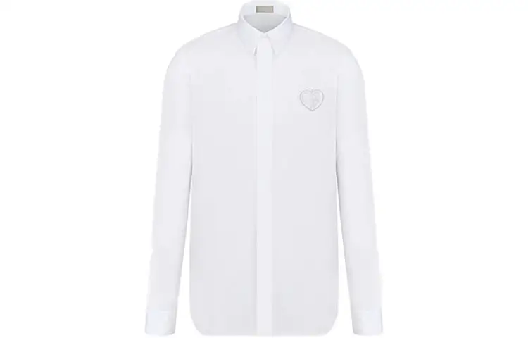 DIOR Quarterly New Products Shirts Men's White Lapel Moderate Other