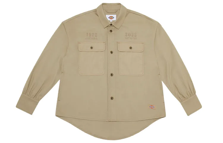 Dickies Shirts Unisex Sand Moderate Workwear