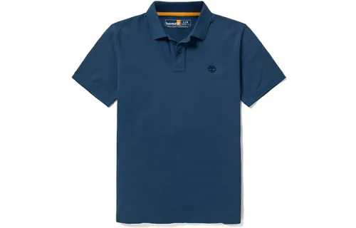 Timberland Polo Shirts Men's Dark Indigo Polo Collar Moderate Straight Fit
