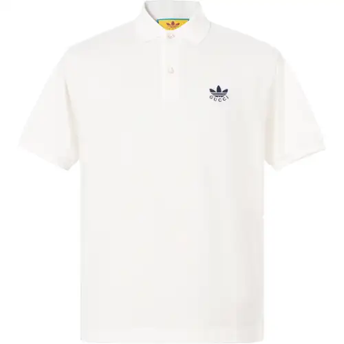 GUCCI X Adidas Cotton Piquet Polo