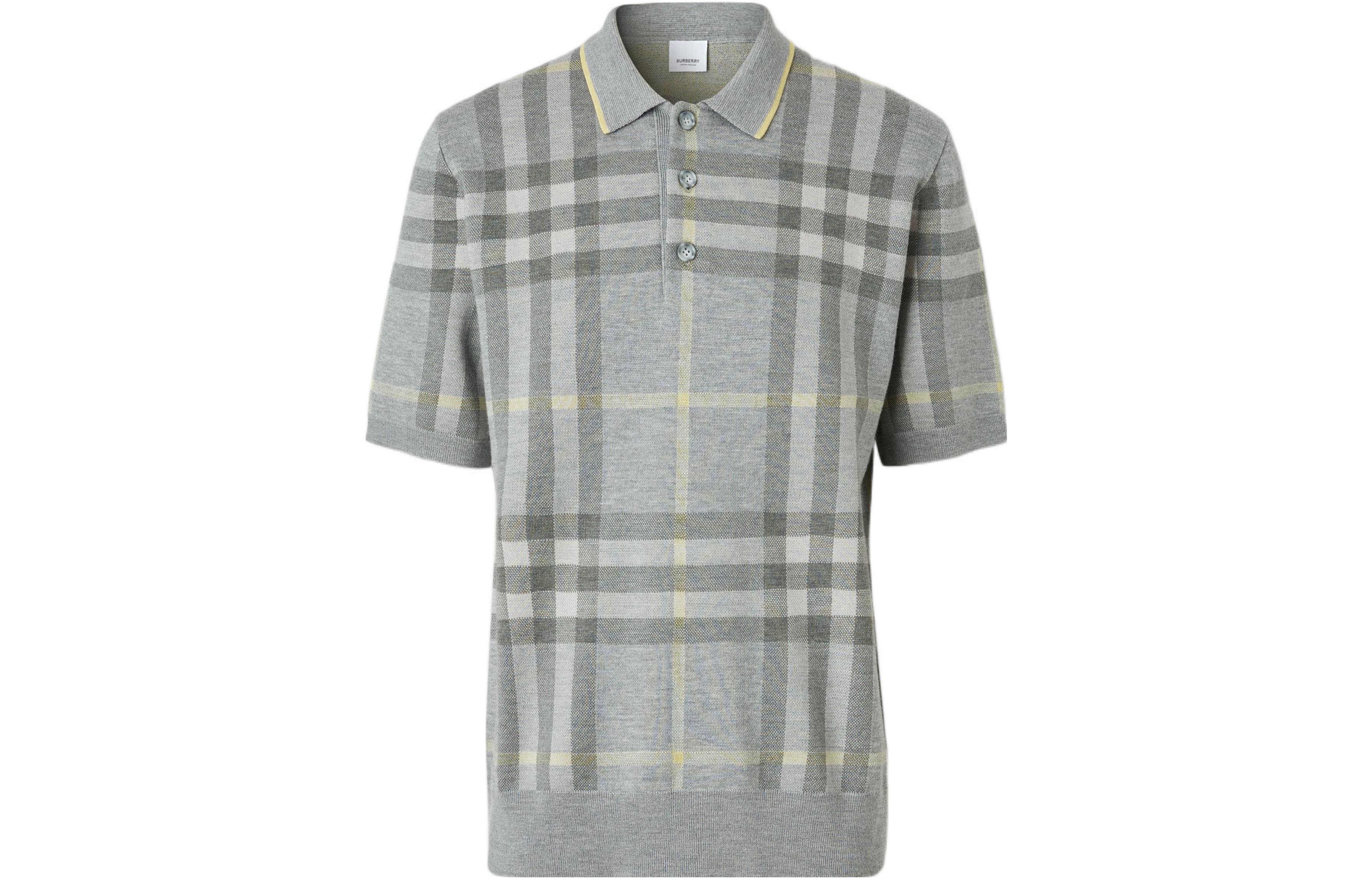 Мужское поло Burberry (серое)
