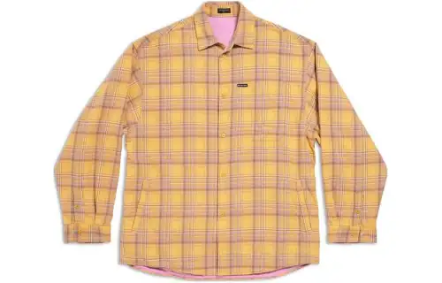 Balenciaga Shirt, Loose Fit Men's Yellow