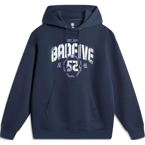 Li Ning BADFIVE Sweatshirt Men's Dark Marine Blue