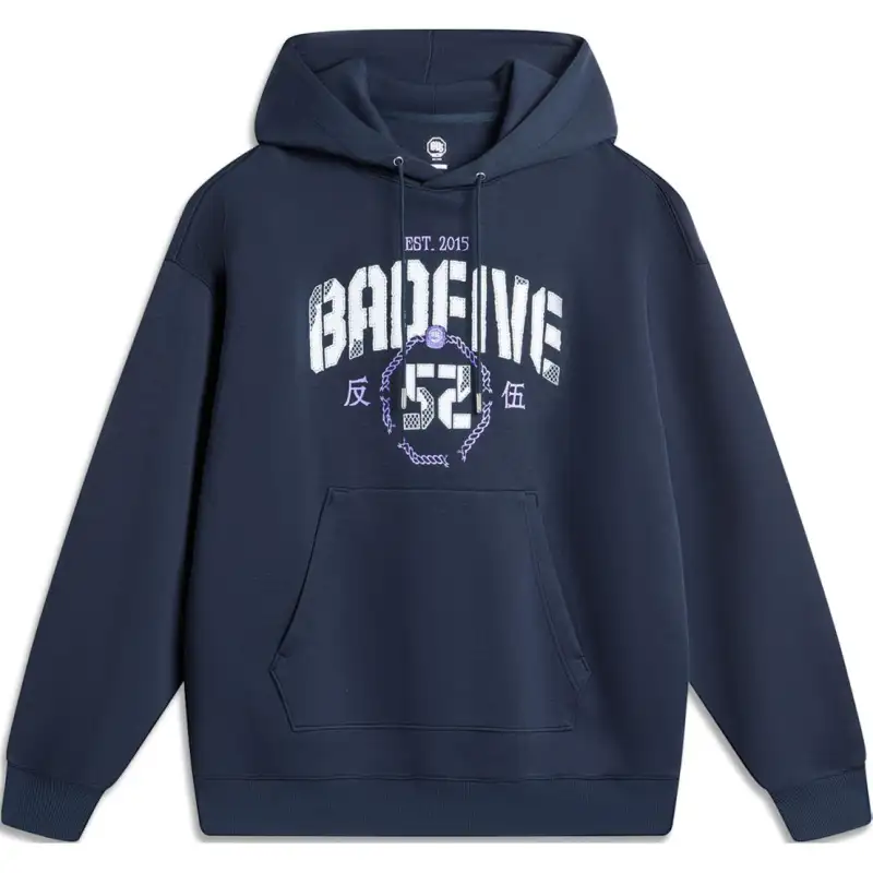 Li Ning BADFIVE Sweatshirt Men's Dark Marine Blue