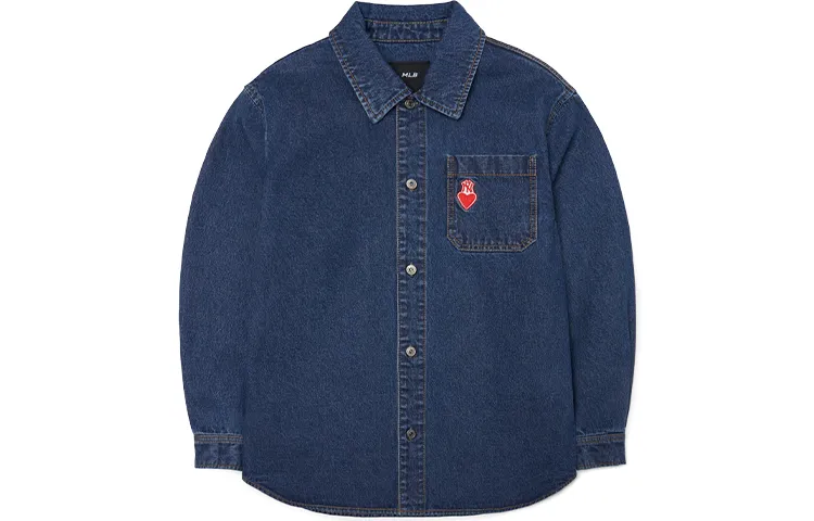 MLB New York Yankees Shirts Unisex Blue Moderate Denim