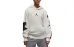 Jordan Sweatshirts Unisex White Hooded Moderate Regular