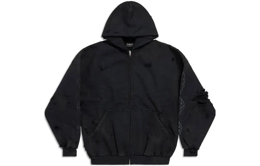 Balenciaga Paris Moon Cotton Hoodie