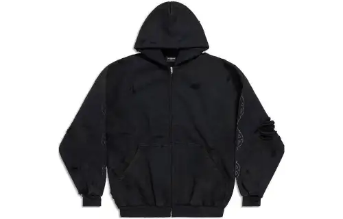 Balenciaga Paris Moon Cotton Hoodie