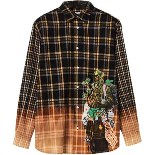 LOEWE Shirts Men's Dark Blue Moderate Other