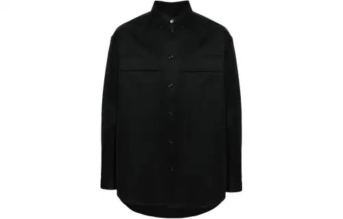 OFF WHITE Logo Embroidered Long Sleeved Shirt