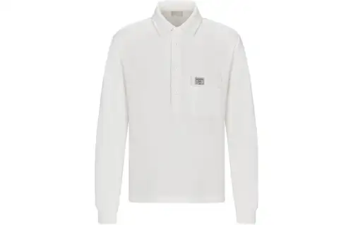 DIOR By Birkenstock Relaxed Fit Cd 1947 Longsleeved Polo Shirt