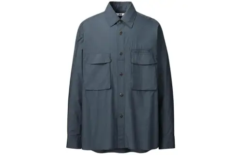 UNIQLO SS24 Shirt Men's Dark Blue