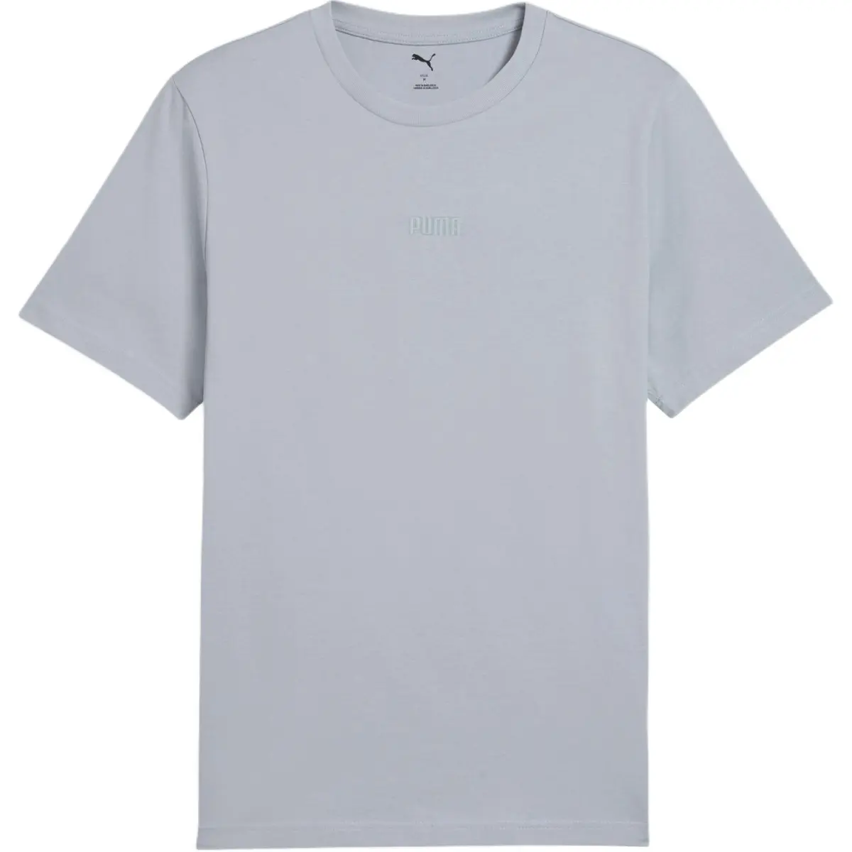 PUMA Basic Elevated SS25 T Shirt Men's Light Gray 63