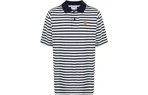 KENZO Classic Tiger Head Polo Shirt Men's Blue