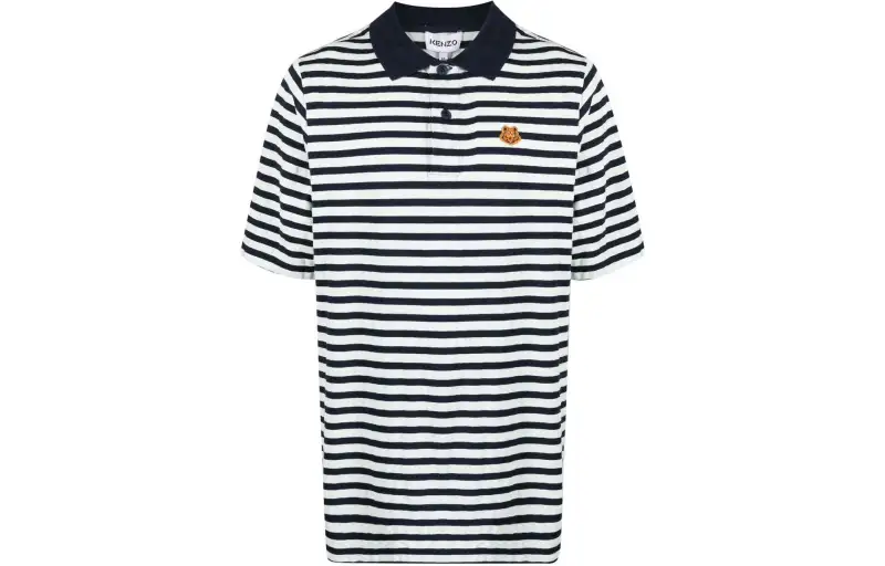 KENZO Classic Tiger Head Polo Shirt Men's Blue