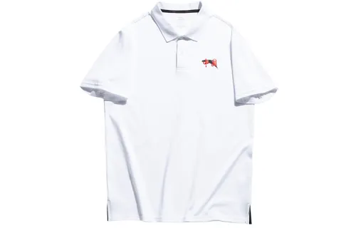ANTA Variety Training Collection Polo Shirts Unisex White Polo Collar Moderate Straight Fit